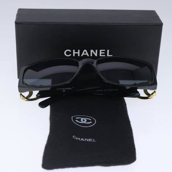 CHANEL Sunglasses plastic Black CC Auth 102693 - Picture 14 of 14